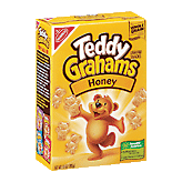 Nabisco Honey Maid teddy grahams; honey graham snacks Left Picture